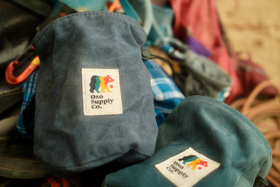 Waxed Canvas Chalk Bags