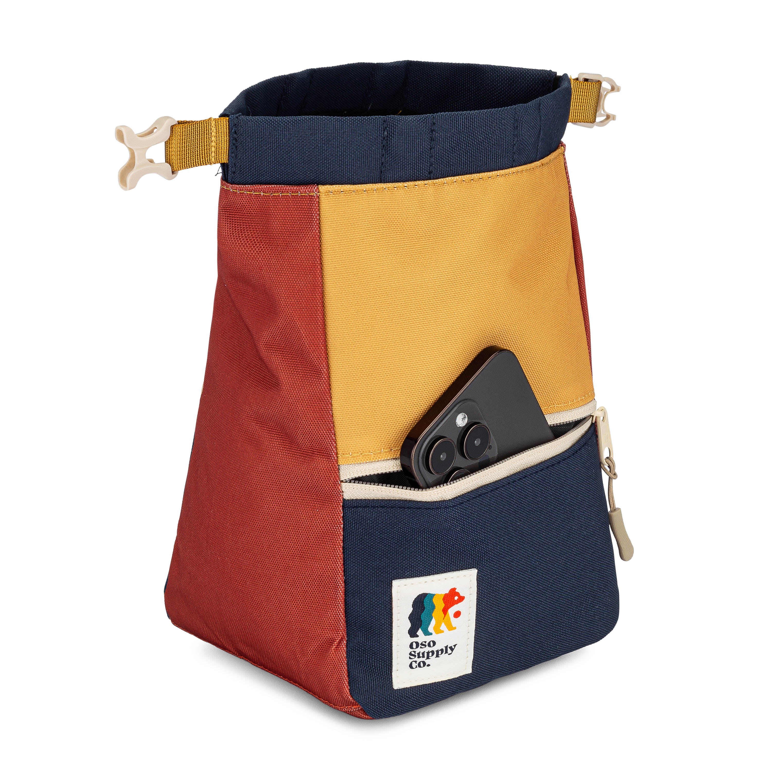 Oso Crux Bouldering Chalk Bucket – Durable Chalk Bucket for Indoor