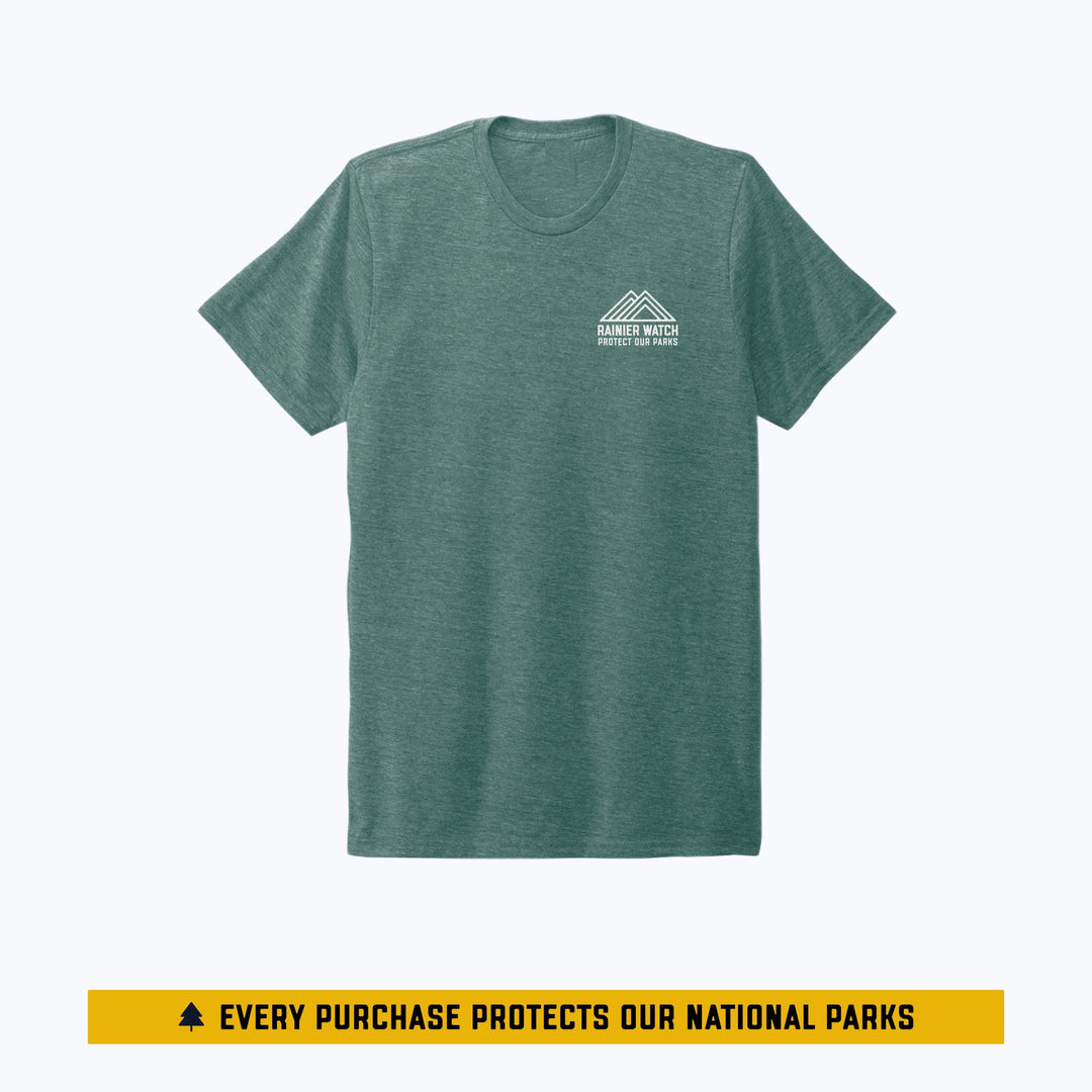 Washington National Parks Unisex Eco Tee - Sea Green