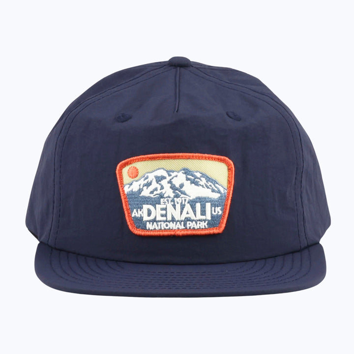 Denali National Park Patch Recycled Nylon Cap - Navy