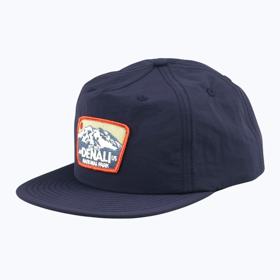 Denali National Park Patch Recycled Nylon Cap - Navy