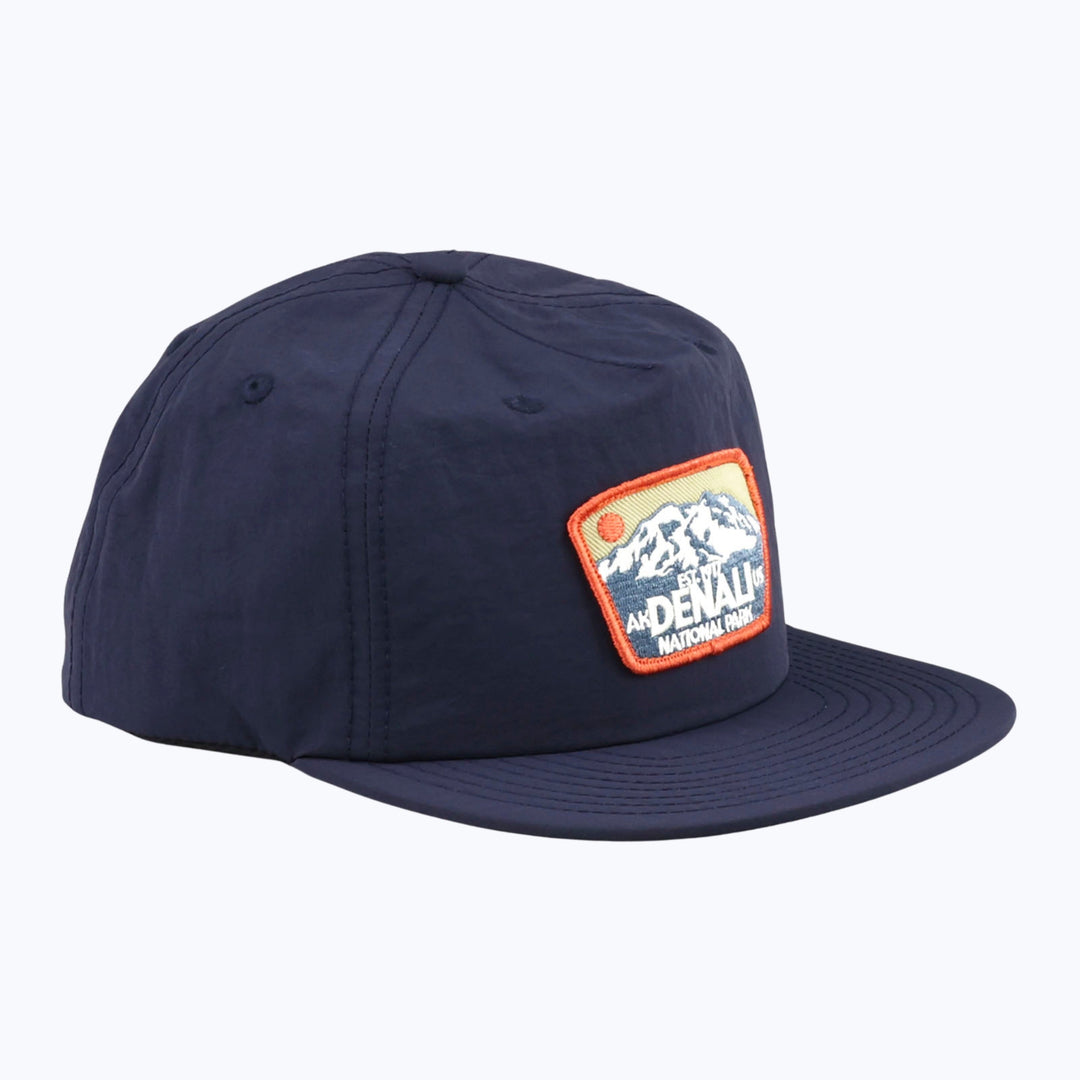 Denali National Park Patch Recycled Nylon Cap - Navy