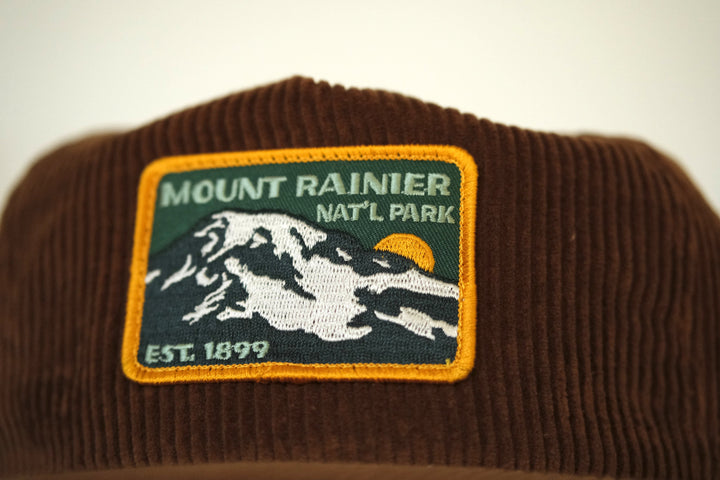 Mount Rainier National Park Est 1899 Corduroy Vintage Cap