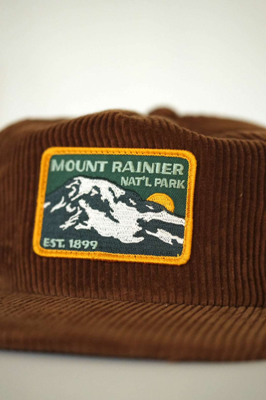 Mount Rainier National Park Est 1899 Corduroy Vintage Cap