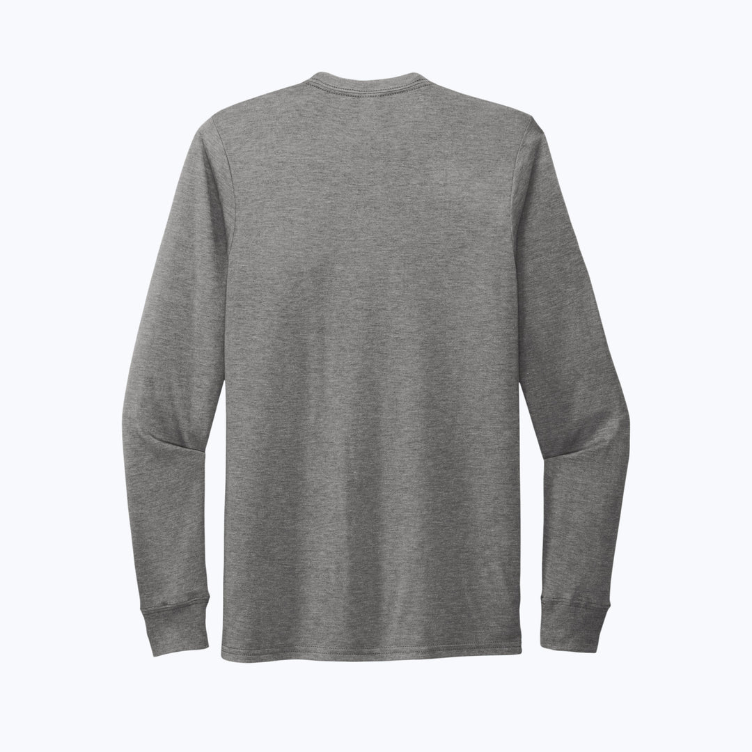 The Mountain Is Out Unisex Eco Tee - Long Sleeve - Heather Gray