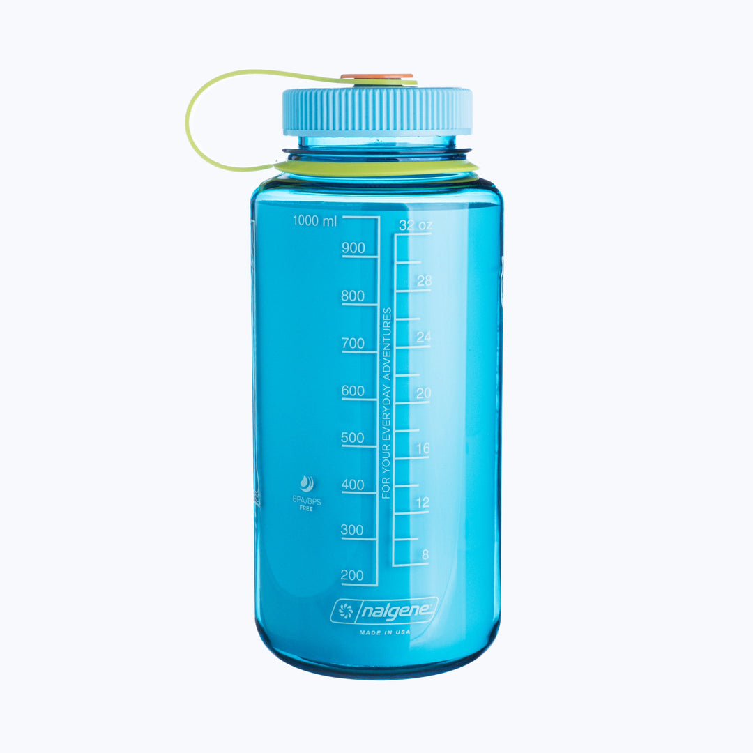 Washington National Parks - 32oz Water Bottle - Cerulean Blue + Sea Lid